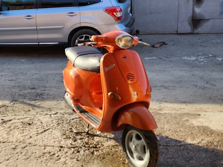 1997 Vespa ET4, оранжевый, 150000 рублей, вид 1