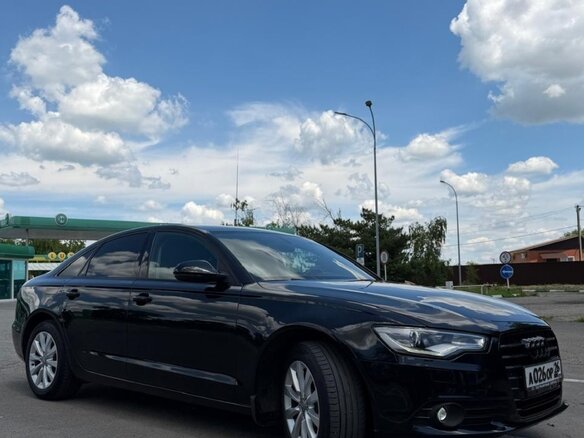 2014 Audi A6 IV (C7), чёрный, 1600000 рублей - вид 3