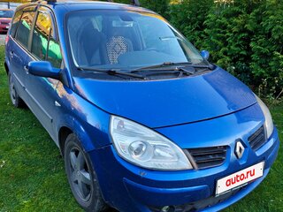2008 Renault Scenic Grand II Рестайлинг, синий, 490000 рублей, вид 2