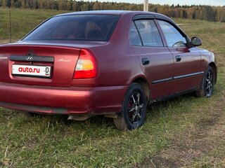 2005 Hyundai Accent ТагАЗ II, красный, 240000 рублей, вид 5