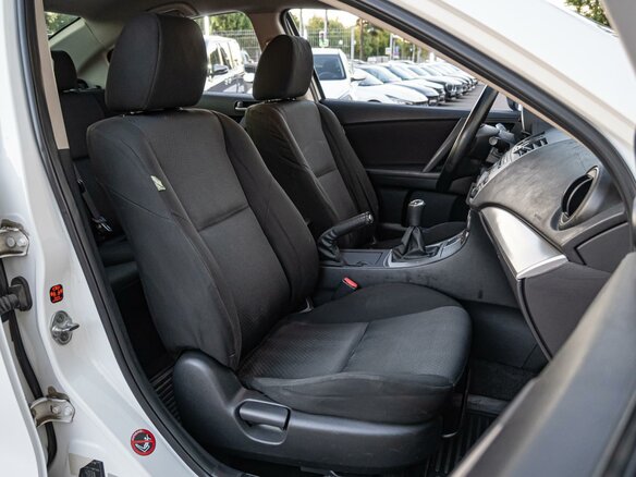 2009 Mazda 3 II (BL), белый - вид 7