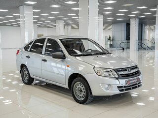 2014 Lada (ВАЗ) Granta I, серебристый, 288000 рублей, вид 3