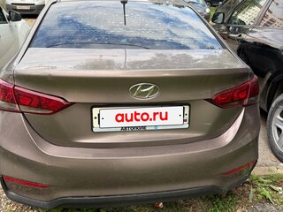 2019 Hyundai Solaris II, коричневый, 630000 рублей, вид 4