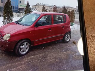 1999 Hyundai Atos, красный, 412700 рублей, вид 2