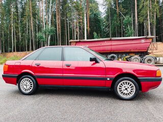 1987 Audi 80 IV (B3), красный, 390000 рублей, вид 2