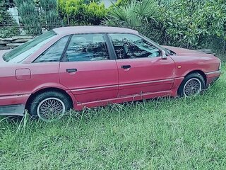 1988 Audi 90 II (B3), красный, 270000 рублей, вид 2