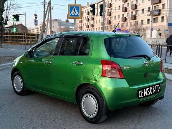 2005 Toyota Vitz II (XP90), зелёный, 250000 рублей - вид 6