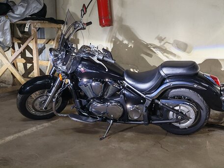 2008 Kawasaki VN900 Vulcan, чёрный, 950000 рублей, вид 5