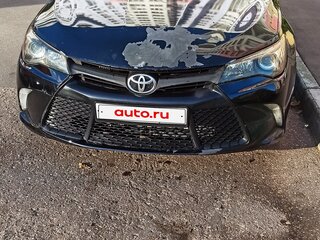 2015 Toyota Camry US Market VII (XV50) Рестайлинг, чёрный, 1380000 рублей, вид 4