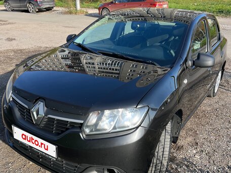2018 Renault Logan II, чёрный, 666000 рублей, вид 1