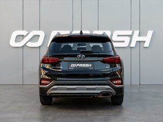 2018 Hyundai Santa Fe IV, чёрный, 2530000 рублей, вид 4