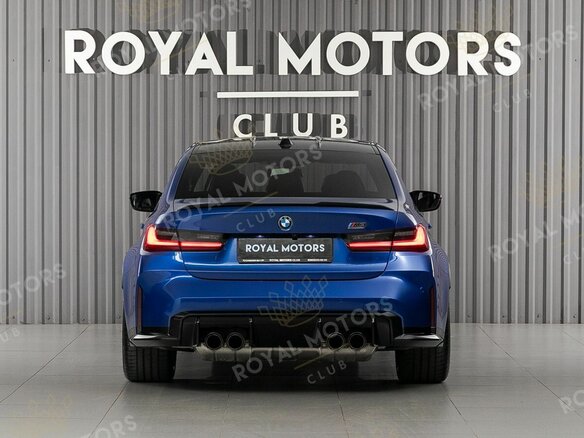 2024 BMW M3 Competition Package VI (G80) Рестайлинг, синий, 15840000 рублей - вид 3