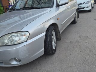 2008 Kia Spectra I Рестайлинг 2, серебристый, 270000 рублей, вид 1