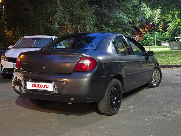2003 Dodge Neon II, серый, 111000 рублей - вид 4