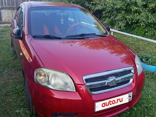 2010 Chevrolet Aveo I Рестайлинг, красный, 390000 рублей, вид 1