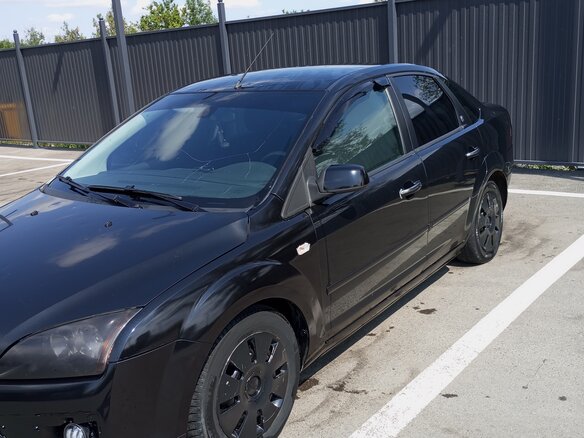 2007 Ford Focus II, чёрный, 550000 рублей