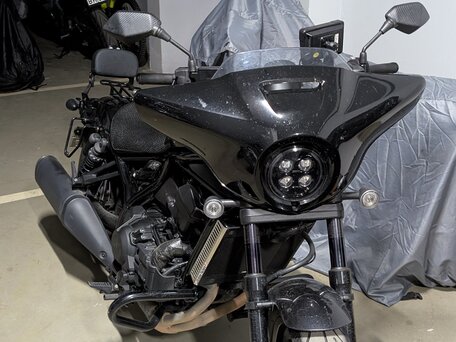 2021 Honda CMX 1100 Rebel, чёрный, 980000 рублей, вид 2