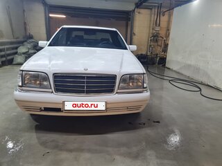 1994 Mercedes-Benz S-Класс 350 III (W140), белый, 600000 рублей, вид 1