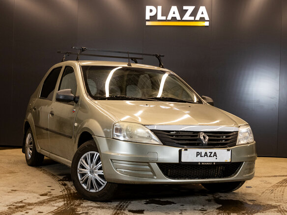 2011 Renault Logan I Рестайлинг, бежевый - вид 1