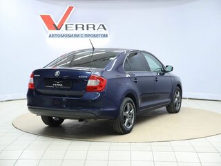 2014 Skoda Rapid Green Tec I, синий, 600000 рублей, вид 5