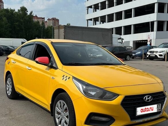 2020 Hyundai Solaris II, жёлтый - вид 1