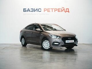 2018 Hyundai Solaris II, коричневый, 1539000 рублей, вид 3