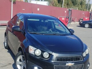 2012 Chevrolet Aveo II, чёрный, 595000 рублей, вид 1