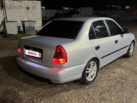 2008 Hyundai Accent ТагАЗ II, серый, 300000 рублей, вид 3