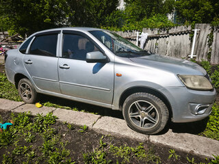 2015 Lada (ВАЗ) Granta I, серебристый, 350000 рублей, вид 5
