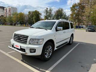 2008 Infiniti QX56 I Рестайлинг, белый, 1600000 рублей, вид 1