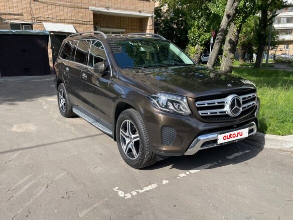 2016 Mercedes-Benz GLS 400 I (X166), коричневый - вид 1