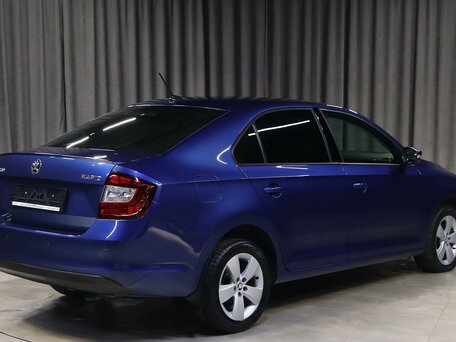 2017 Skoda Rapid I Рестайлинг, синий, 999000 рублей, вид 2