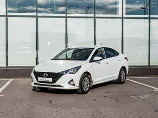 2020 Hyundai Solaris II Рестайлинг, белый, 1390000 рублей, вид 1