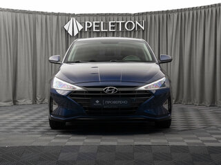 2019 Hyundai Elantra VI (AD), синий, 1745000 рублей, вид 3