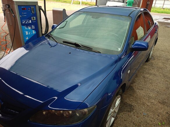 2004 Mazda 6 I (GG), синий, 300000 рублей - вид 10