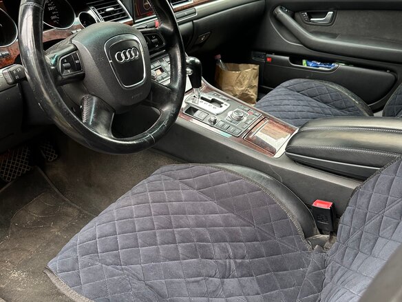 2006 Audi A8 II (D3) Рестайлинг, чёрный - вид 9