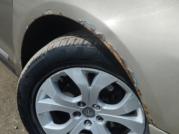 2008 Citroen C5 II, золотистый - вид 7