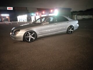 2000 Mercedes-Benz S-Класс 320 Long IV (W220), серебристый, 590000 рублей, вид 4