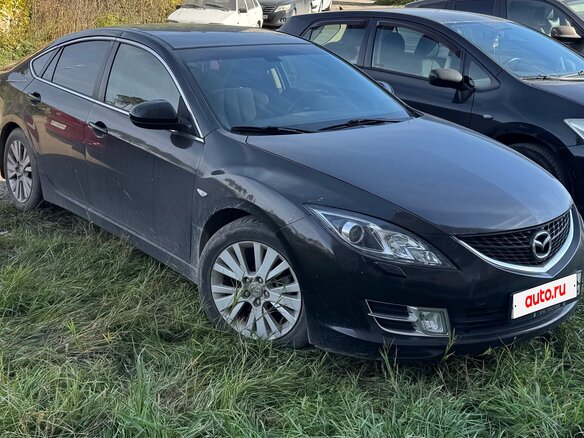 2007 Mazda 6 II (GH), чёрный