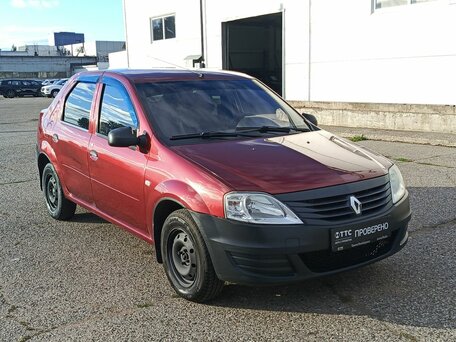 2012 Renault Logan I Рестайлинг, красный, 255000 рублей, вид 3