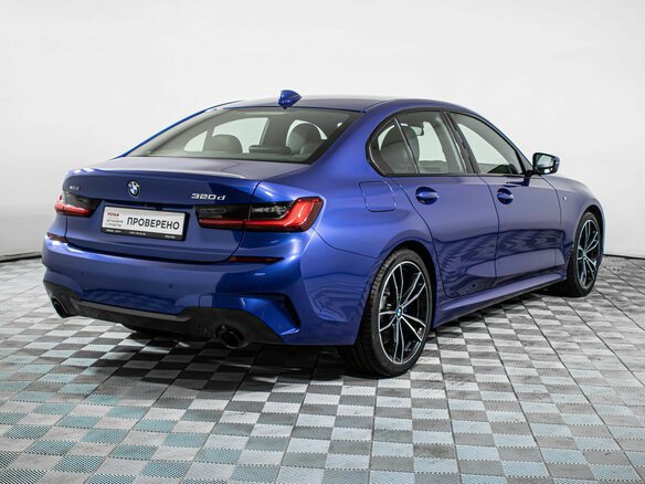 2020 BMW 3 серии 320d xDrive VII (G2x), синий, 4899000 рублей - вид 4