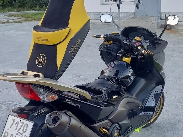 2008 Yamaha TMAX, чёрный, 450000 рублей - вид 18