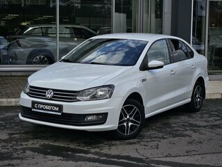 2018 Volkswagen Polo V Рестайлинг, белый, 899000 рублей, вид 1