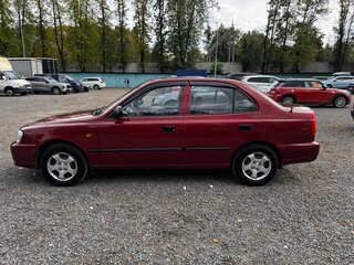 2005 Hyundai Accent ТагАЗ II, красный, 300000 рублей, вид 3