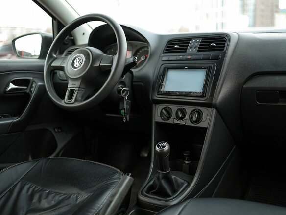 2012 Volkswagen Polo V, серый, 589000 рублей - вид 12
