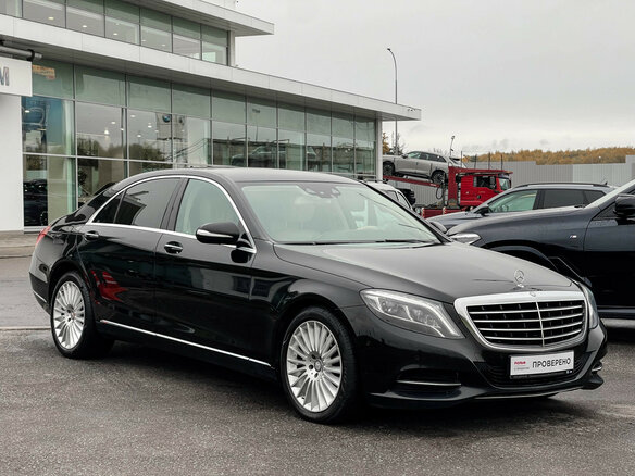2014 Mercedes-Benz S-Класс 400 Long VI (W222, C217), чёрный, 2699000 рублей - вид 2