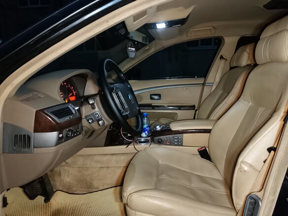 2004 BMW 7 серии 730d IV (E65/E66), чёрный, 780000 рублей - вид 7