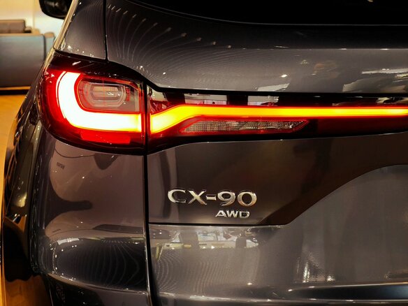 2026 Mazda CX-90, серый - вид 15