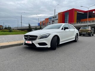 2016 Mercedes-Benz CLS 400 II (C218) Рестайлинг, белый, 3277000 рублей, вид 1