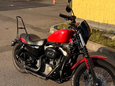 2007 Harley-Davidson Sportster 1200, красный, 650000 рублей, вид 3